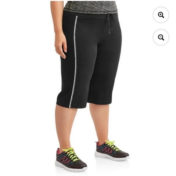 Athletic Works Women’s Plus Black Dri More Bermuda Pants Size 2X NWT - Picture 4 of 6
